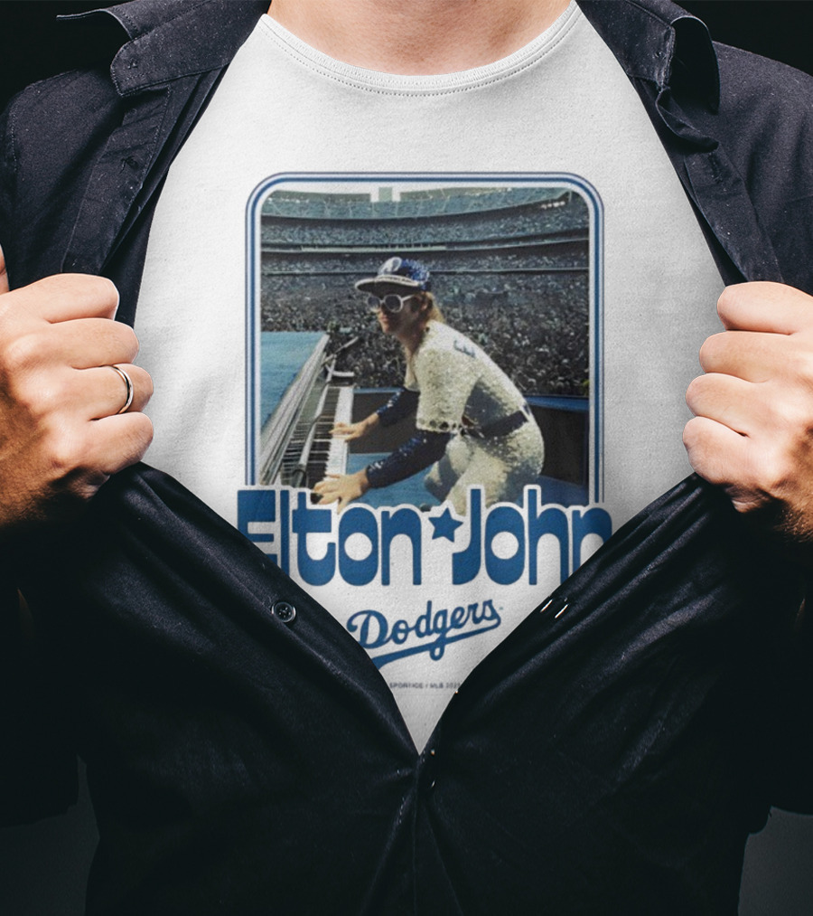 Elton John Dodgers Stadium Concert Los Angeles T-Shirt