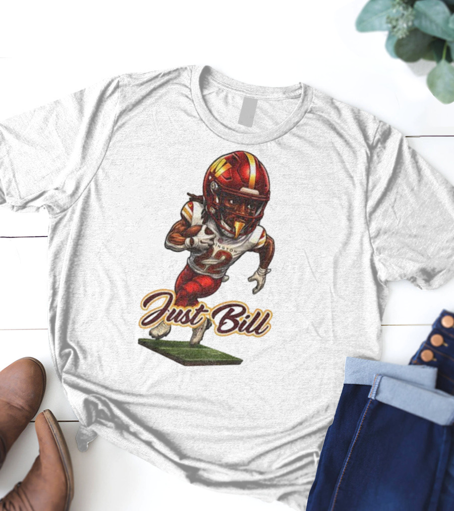 Just Bill Jacory Croskey-Merritt Washington NFL Football Player T-Shirt