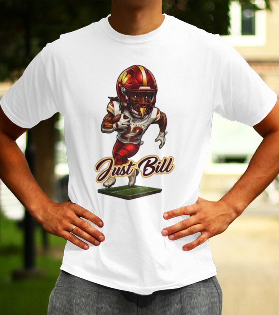 Just Bill Jacory Croskey-Merritt Washington NFL Football Player T-Shirt