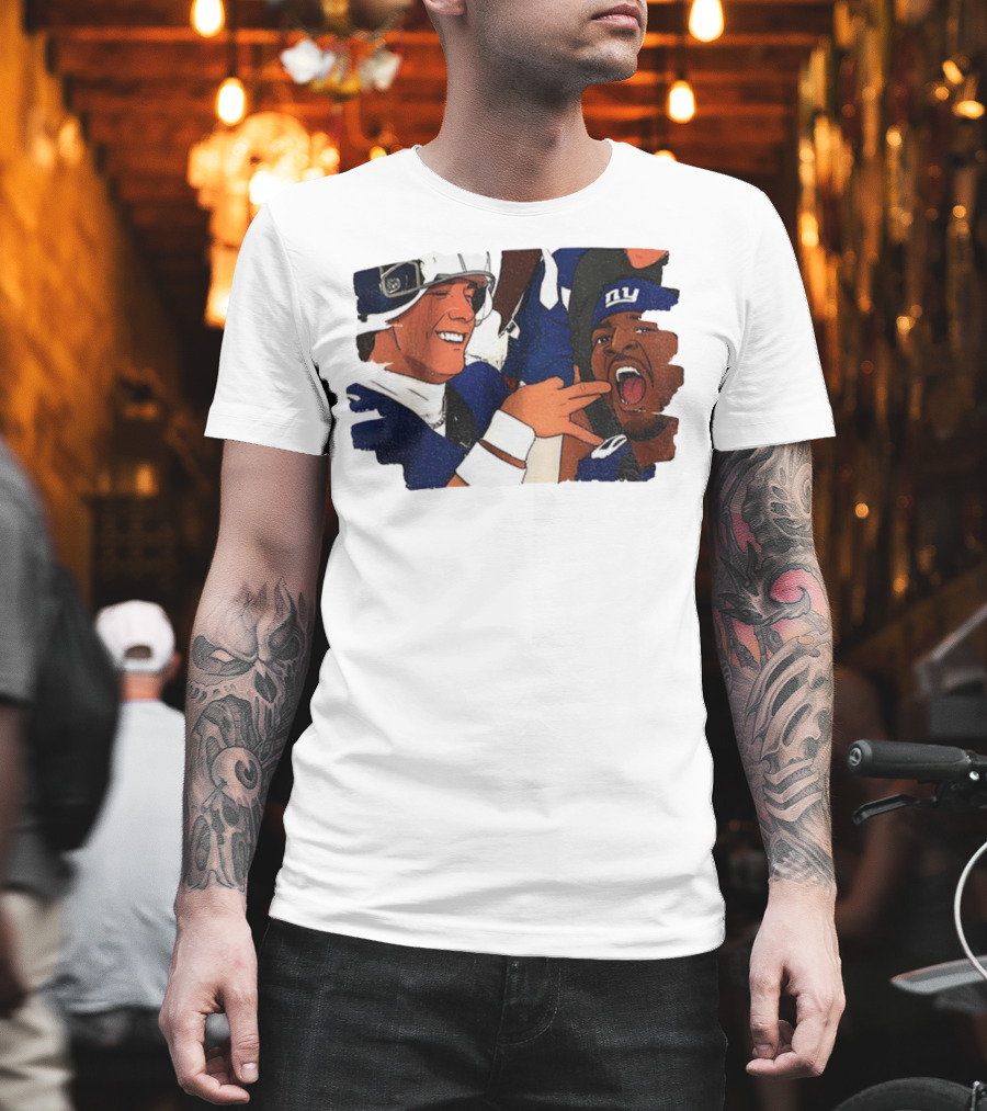 Jaxson Dart Cam Skattebo New York Giants Football Funny Moment NY Giants Helmets T-Shirt