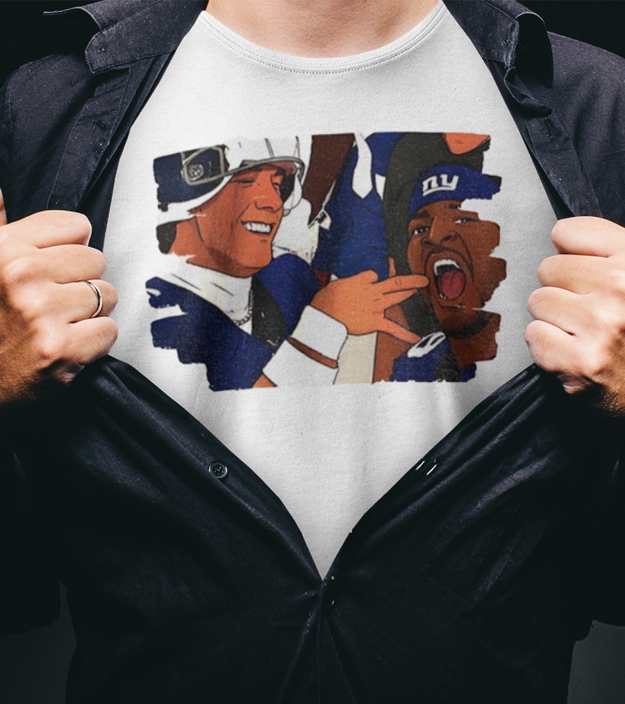 Jaxson Dart Cam Skattebo New York Giants Football Funny Moment NY Giants Helmets T-Shirt