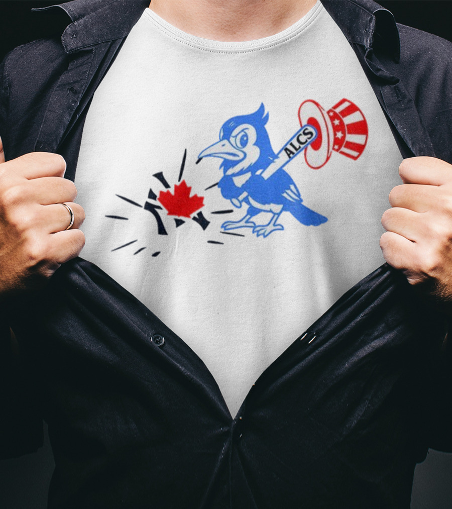 Toronto Blue Jay ALCS Victory New York Yankees Defeated With Maple Leaf Impact T-Shirt