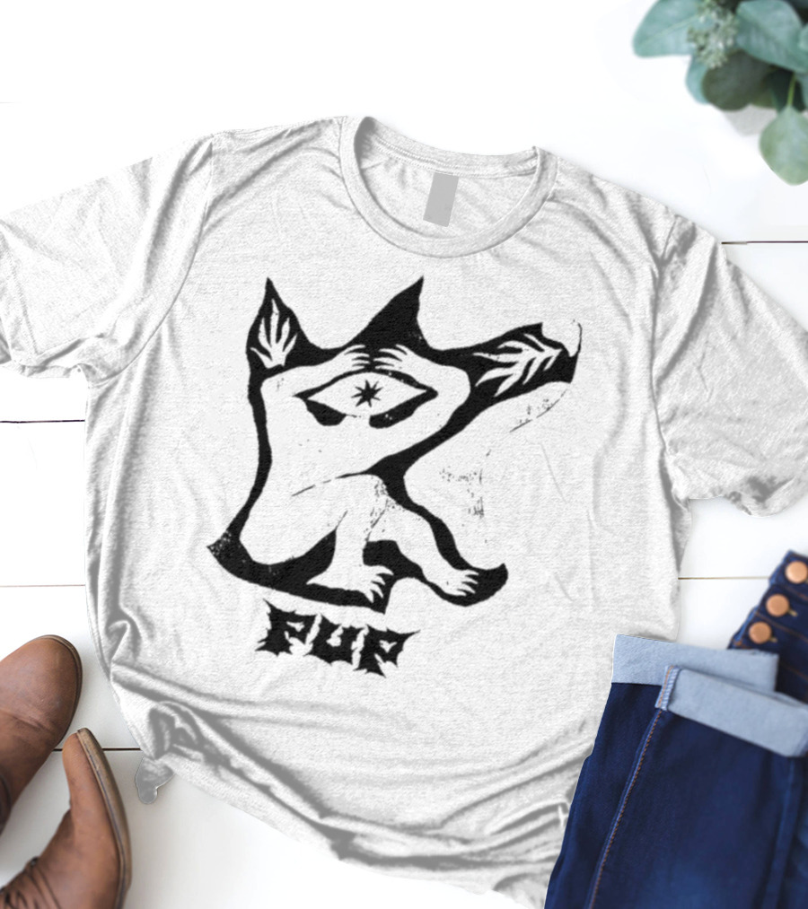 Pup Flames Creature With Wings T-Shirt