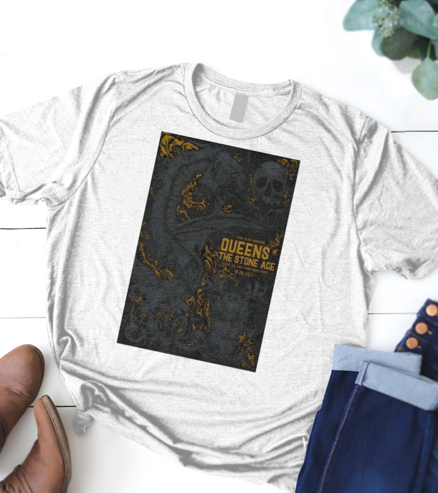 Queens Of The Stone Age Concert Boch Center Wang Theatre Boston Oct 08 2025 T-Shirt