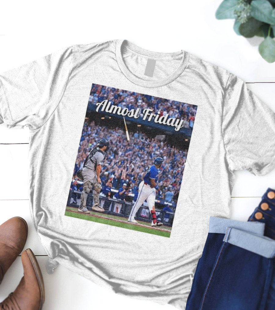 Toronto Blue Jays New York Yankees Almost Friday MLB Baseball Action T-Shirt