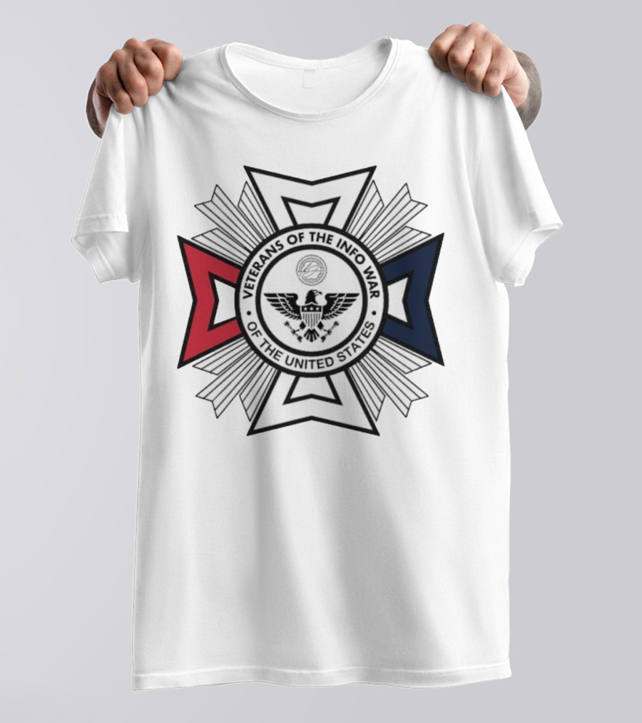 Veterans Of The Info War Emblem United States Insignia T-Shirt