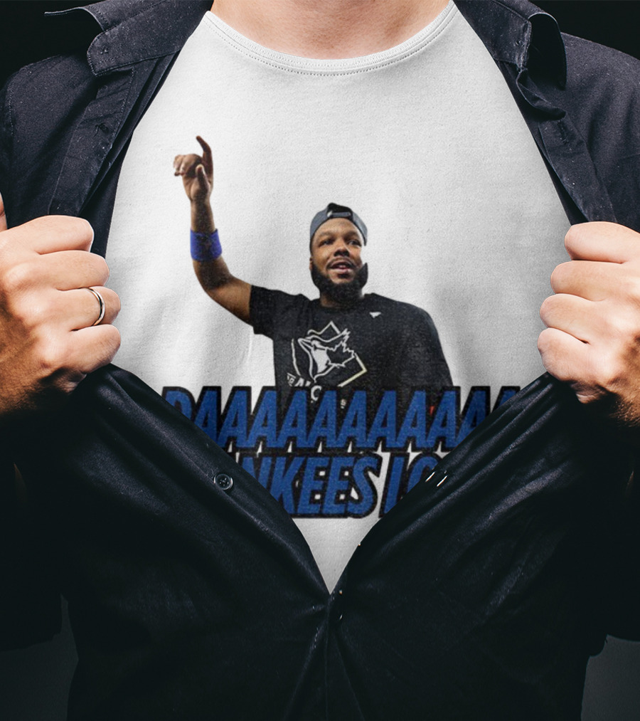 Daaaaaaaa Yankees Lose Vladimir Guerrero Jr Toronto Blue Jays Victory Celebration T-Shirt
