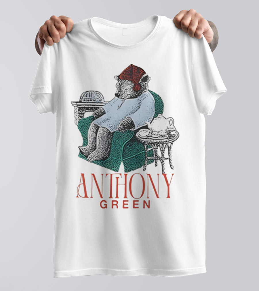 Anthony Green Bear Cozy Sleepy Time Scene T-Shirt