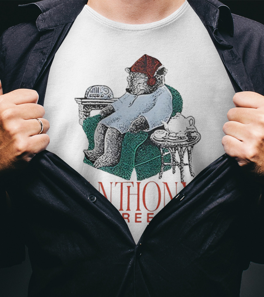 Anthony Green Bear Cozy Sleepy Time Scene T-Shirt