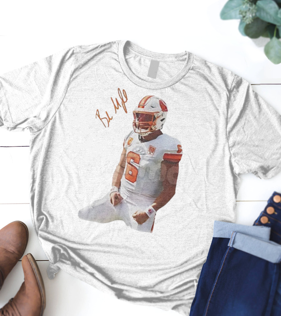 Baker Mayfield Signature Tampa Bay Buccaneers NFL Quarterback Number 6 T-Shirt