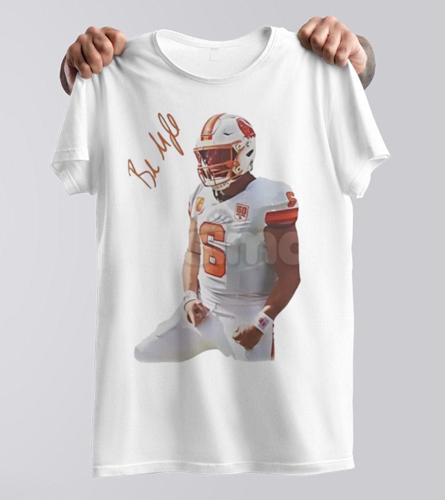 Baker Mayfield Signature Tampa Bay Buccaneers NFL Quarterback Number 6 T-Shirt