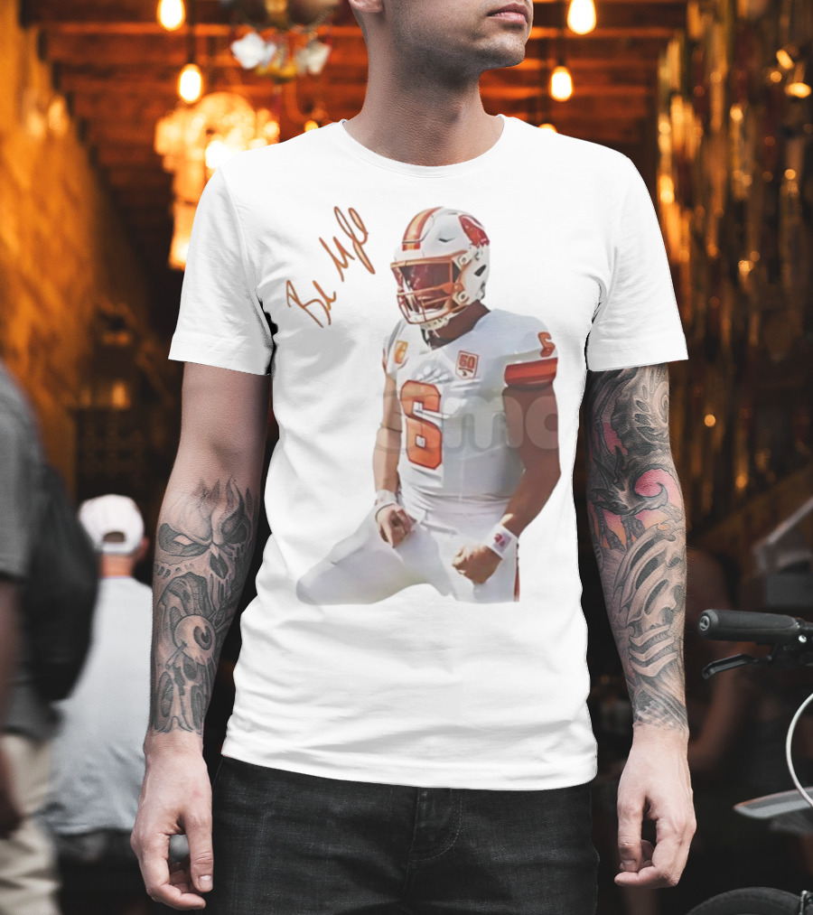 Baker Mayfield Signature Tampa Bay Buccaneers NFL Quarterback Number 6 T-Shirt