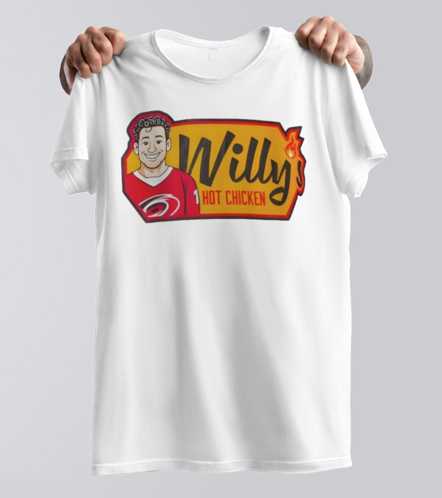 Willy Hot Chicken Carolina Hurricanes Sports Fan Apparel T-Shirt