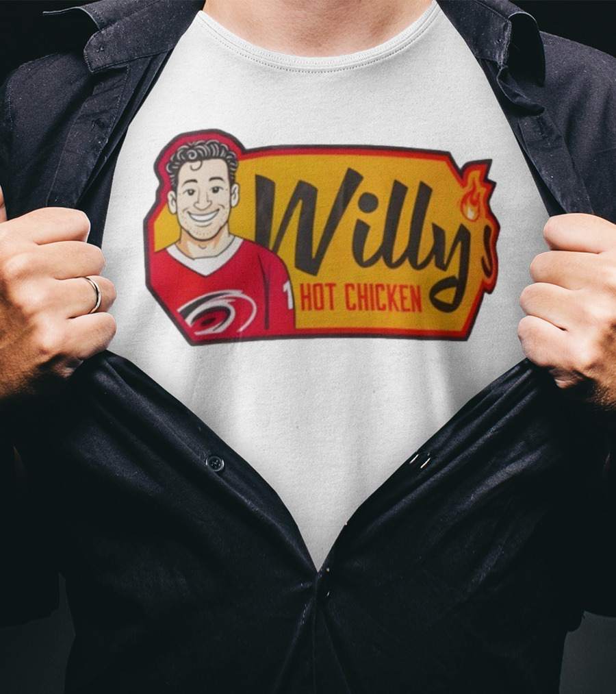 Willy Hot Chicken Carolina Hurricanes Sports Fan Apparel T-Shirt