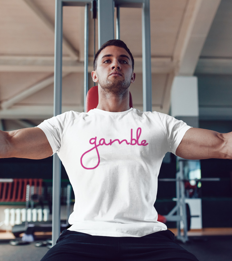 Fuchsia Gamble Script T-Shirt