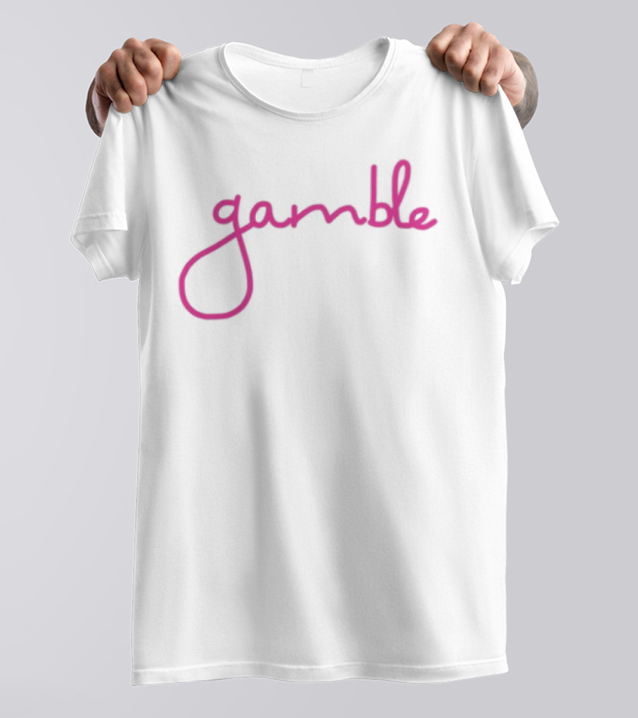 Fuchsia Gamble Script T-Shirt