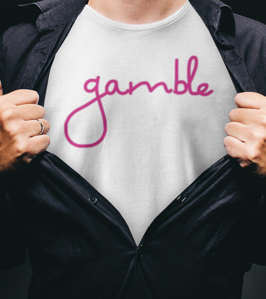 Fuchsia Gamble Script T-Shirt