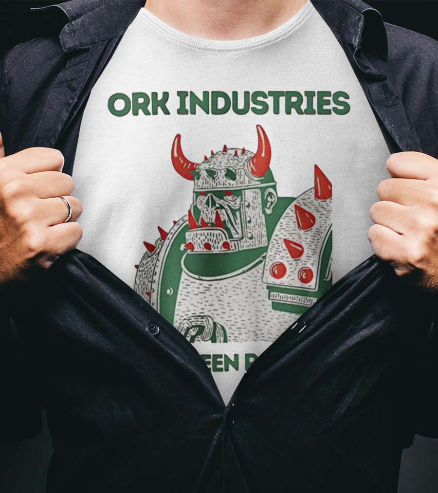 ORK Industries 100% Green Powered Orc Character Warrior T-Shirt