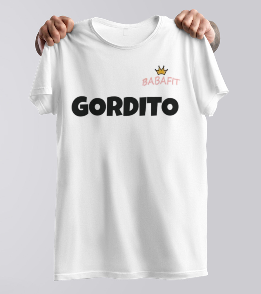 Babafit Gordito Crown Motif T-Shirt