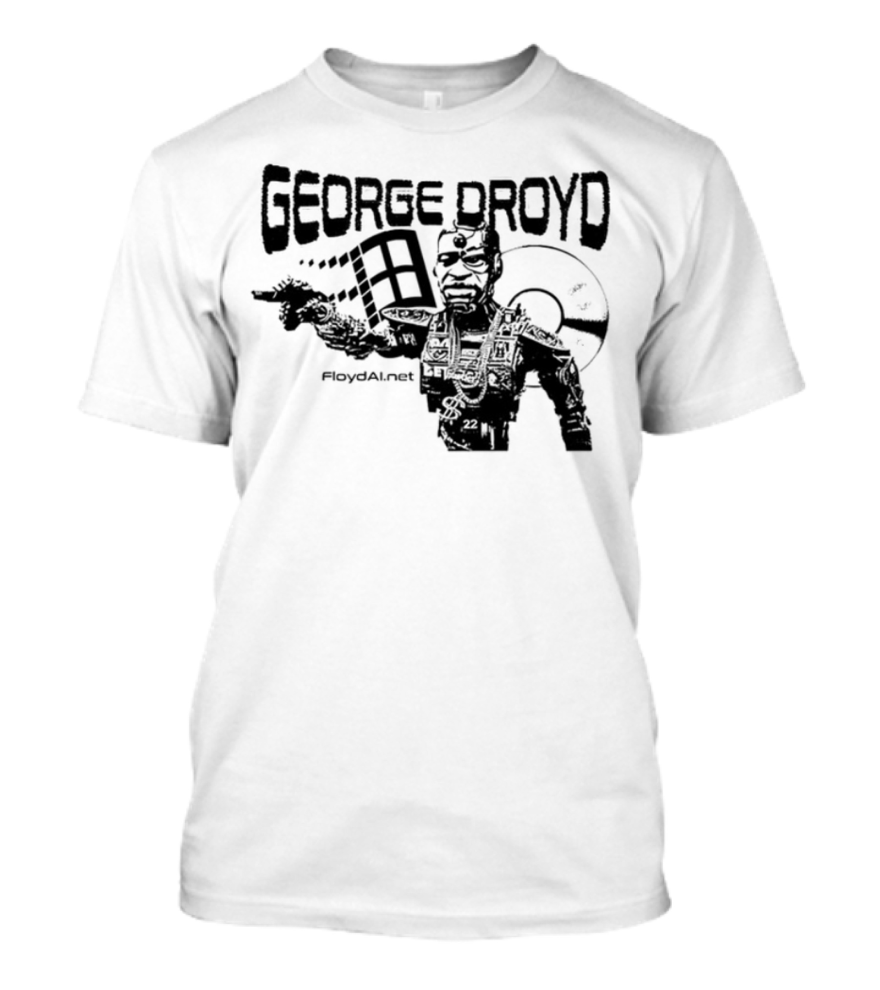 George Droyd Retro Vintage Droid Star Patterns T-Shirt