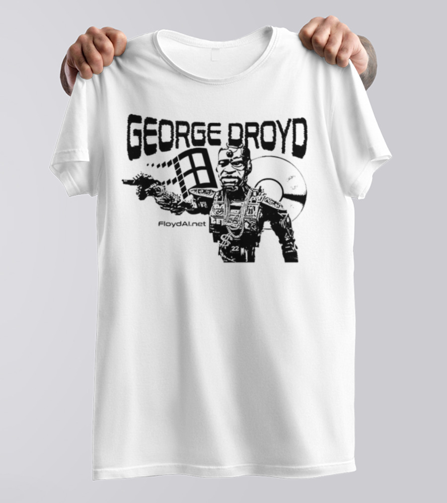 George Droyd Retro Vintage Droid Star Patterns T-Shirt