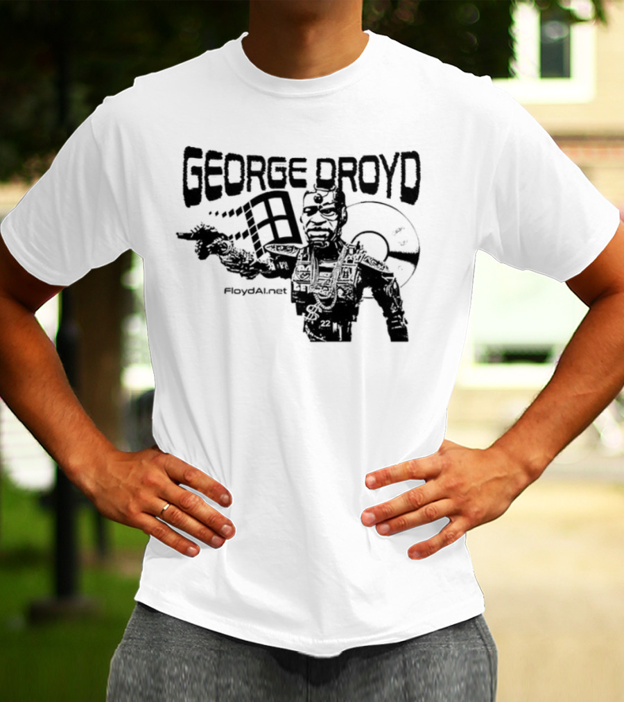 George Droyd Retro Vintage Droid Star Patterns T-Shirt