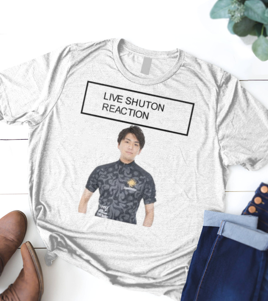 Live Shuton Reaction GameStar Esports Pattern MST Team Wear T-Shirt