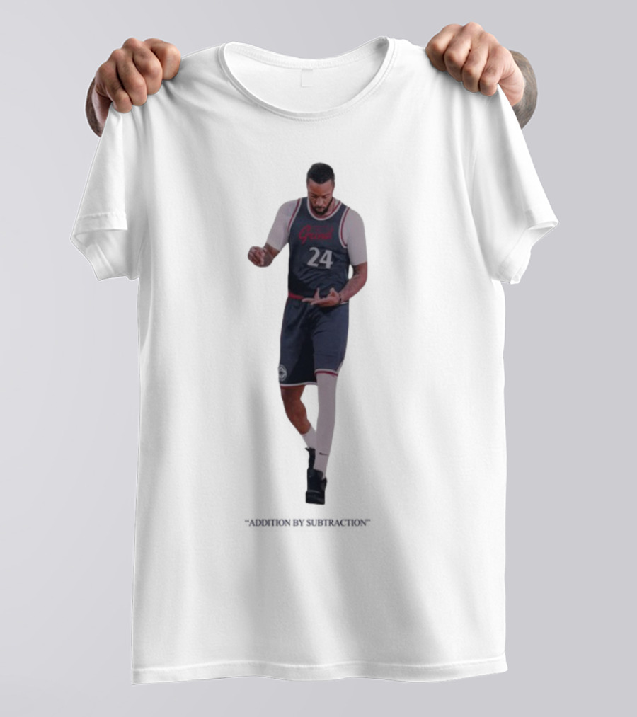Norman Powell Grind 24 Basketball Addition By Subtraction T-Shirt