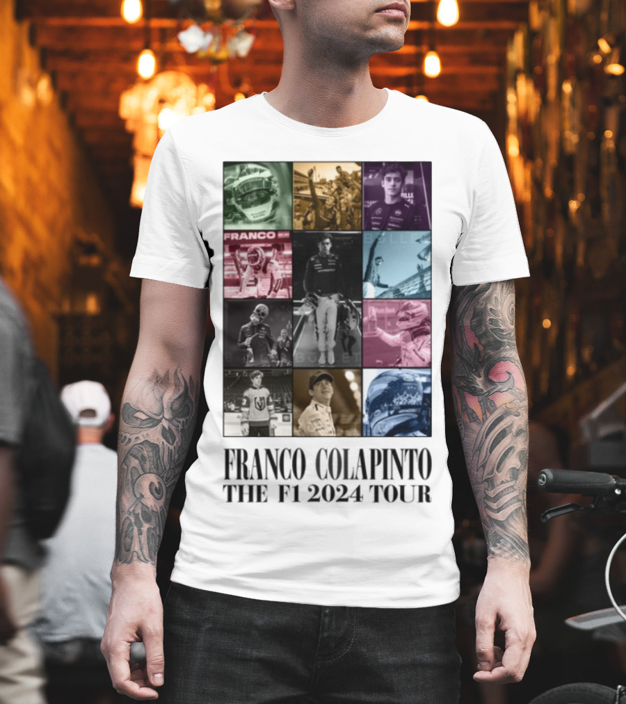 Franco Colapinto Bullet Racing F1 2024 Tour T-Shirt