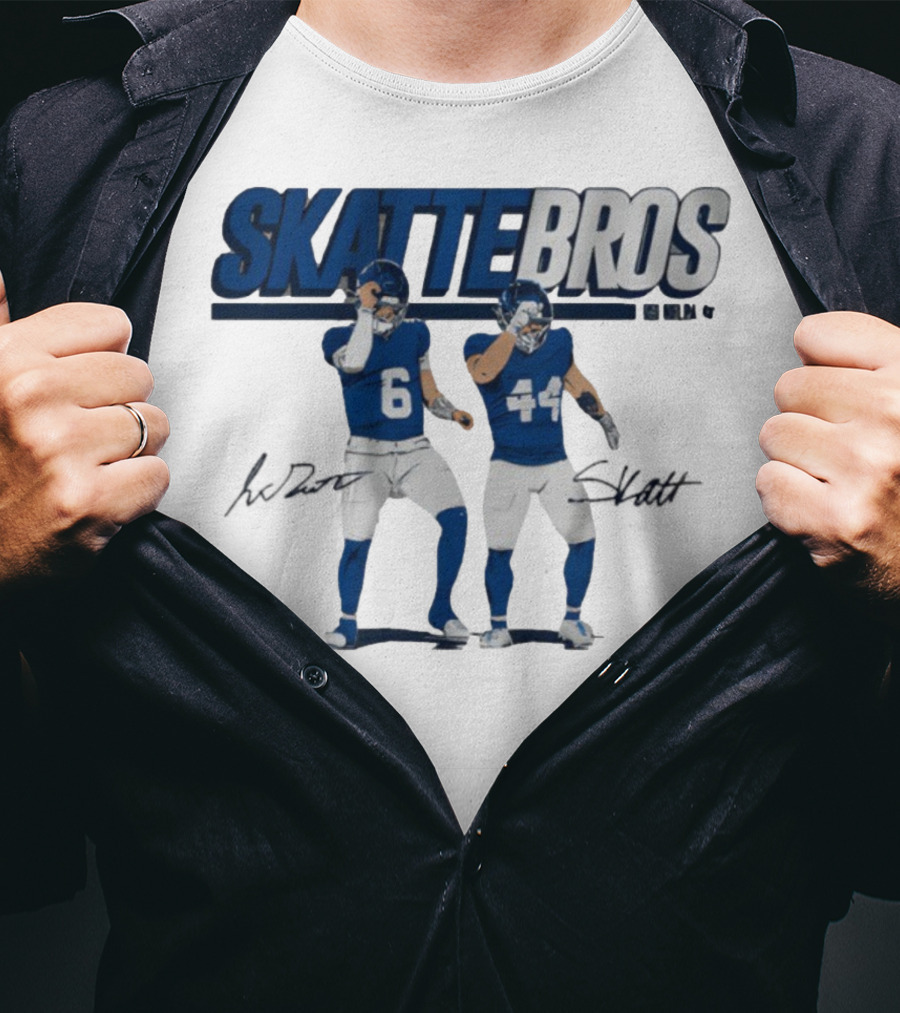 Skattebros Signature Jaxson Dart Cam Skattebo Football Players T-Shirt