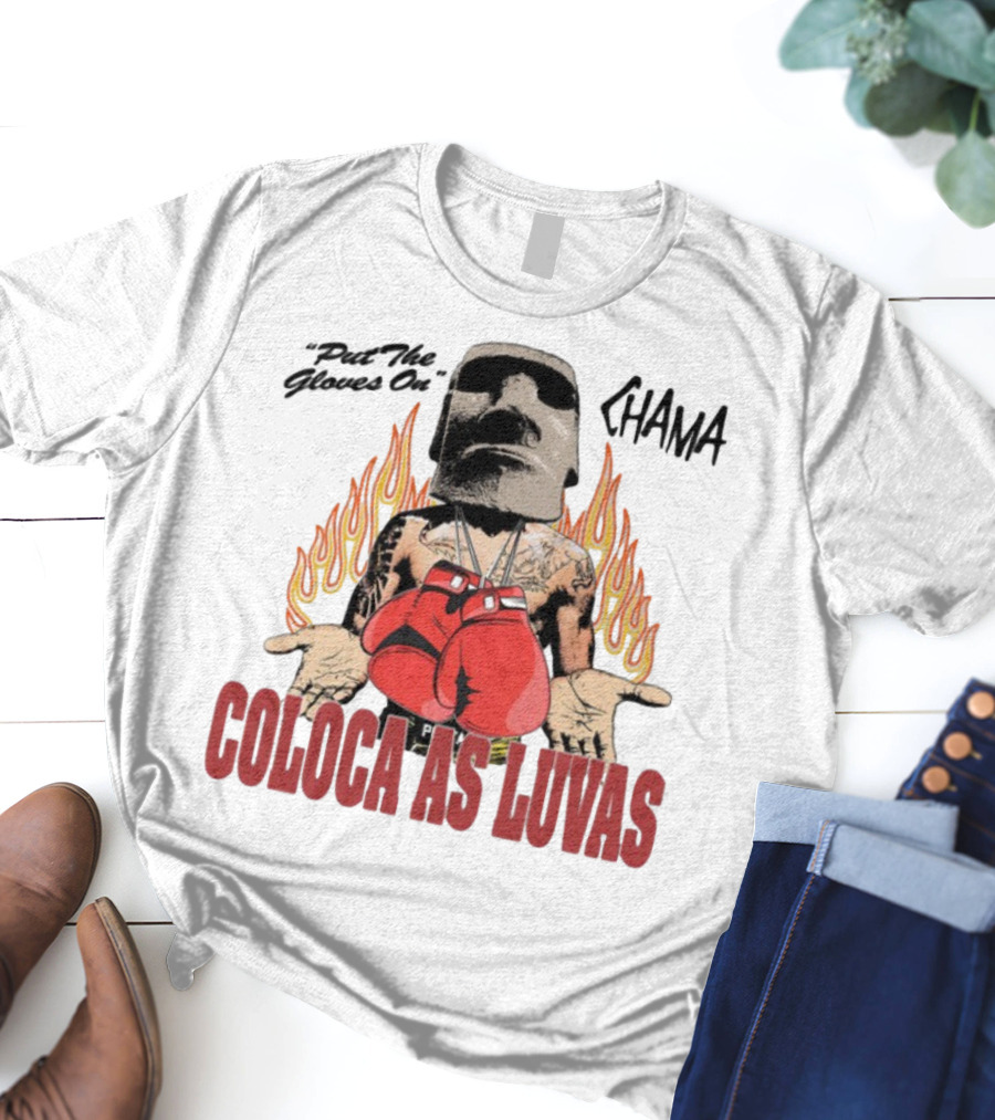 "Coloca As Luvas Put The Gloves On Flame Boxing" T-Shirt