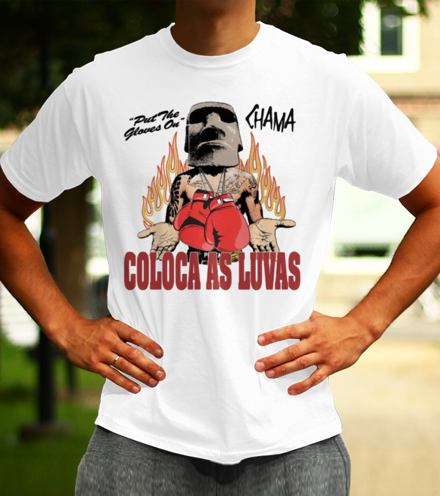 "Coloca As Luvas Put The Gloves On Flame Boxing" T-Shirt
