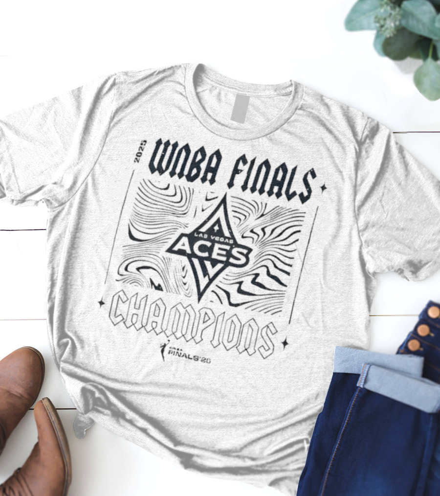 Las Vegas Aces WNBA Finals Champions 2025 Majestic Threads Victorious T-Shirt