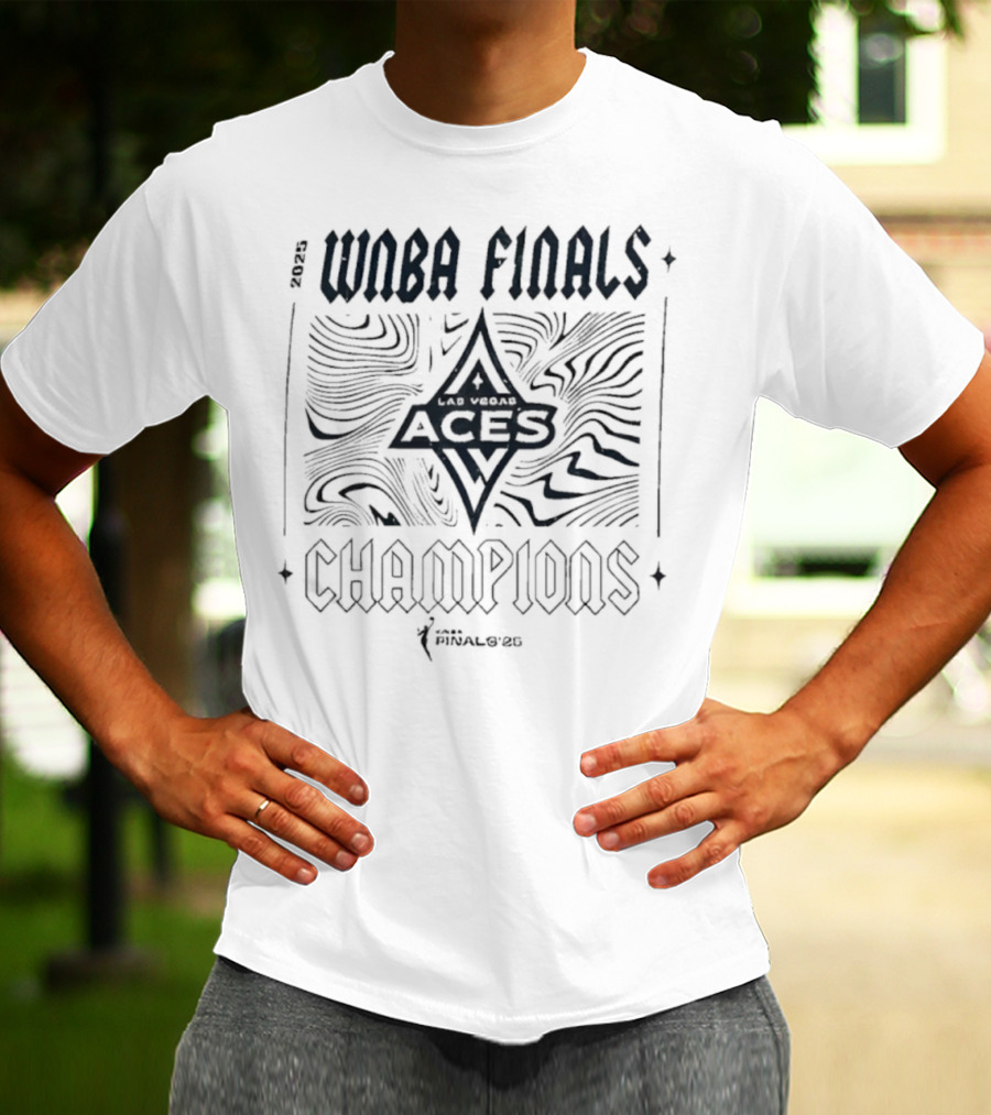 Las Vegas Aces WNBA Finals Champions 2025 Majestic Threads Victorious T-Shirt