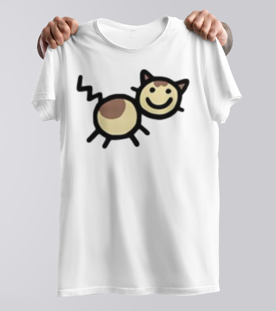 Mummyjoe Cheesepuff Happy Cow Cat Image T-Shirt