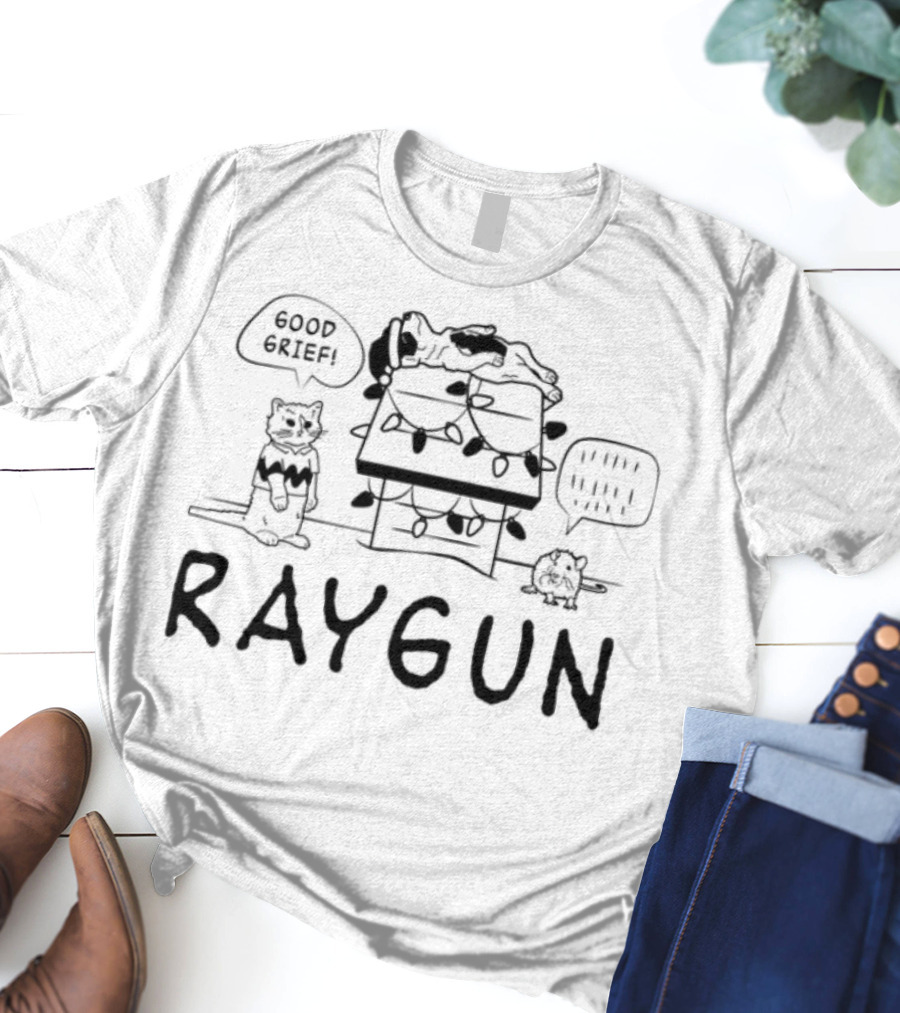 Raygun Good Grief Light-Up Holiday Ugly House T-Shirt