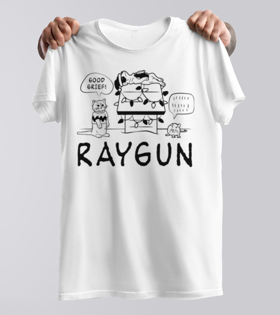 Raygun Good Grief Light-Up Holiday Ugly House T-Shirt