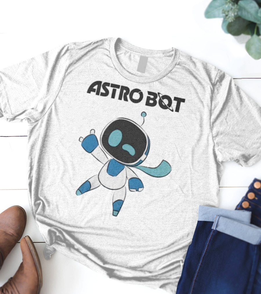 Astro Bot Robot Cartoon Character 2025 T-Shirt