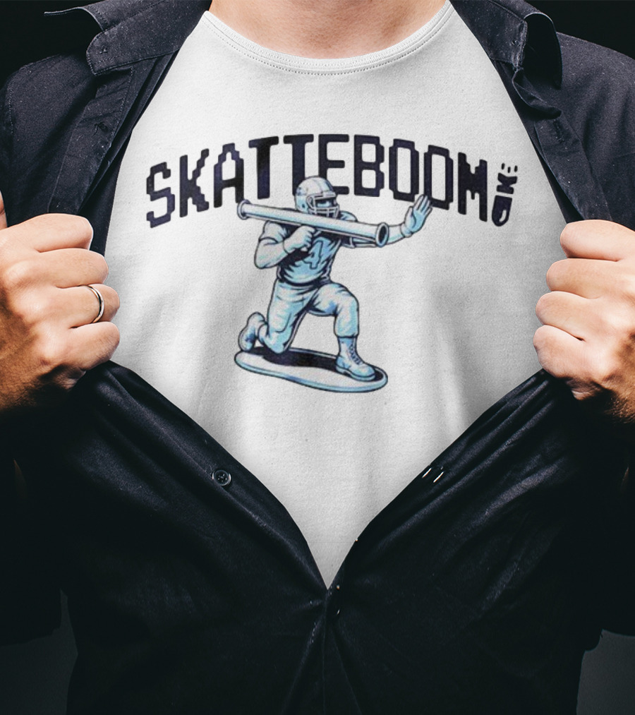 Skatteboom Toy Soldier Football Player Bazooka T-Shirt