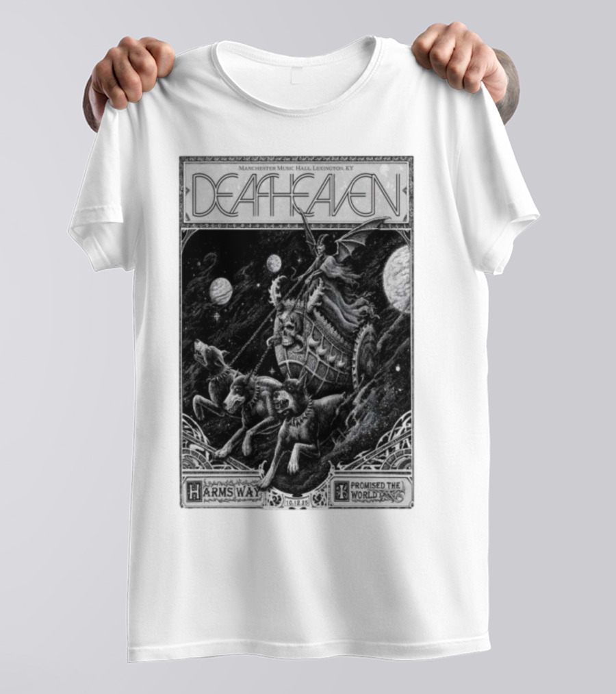 Deafheaven Manchester Music Hall Lexington KY Harms Way Promised The World 10.12.25 T-Shirt