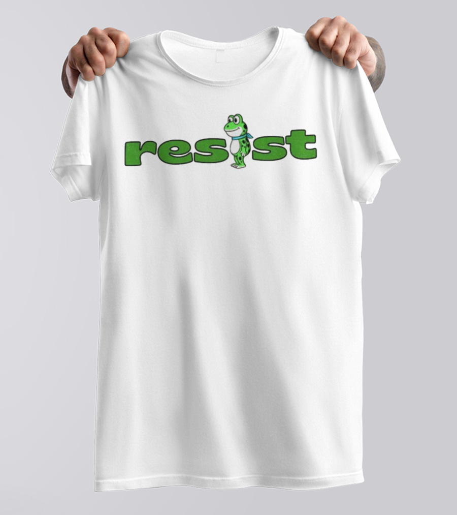 Antifa Frog Resist City Of Roses Chapter Portland Oregon T-Shirt
