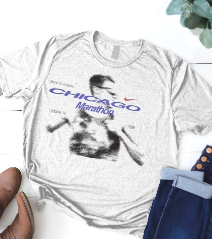 Bank Of America Chicago Marathon 2025 October 12 Nike T-Shirt
