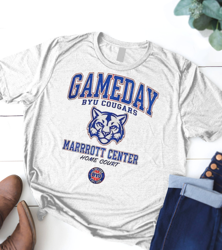 Gameday BYU Cougars Marriott Center Home Court T-Shirt