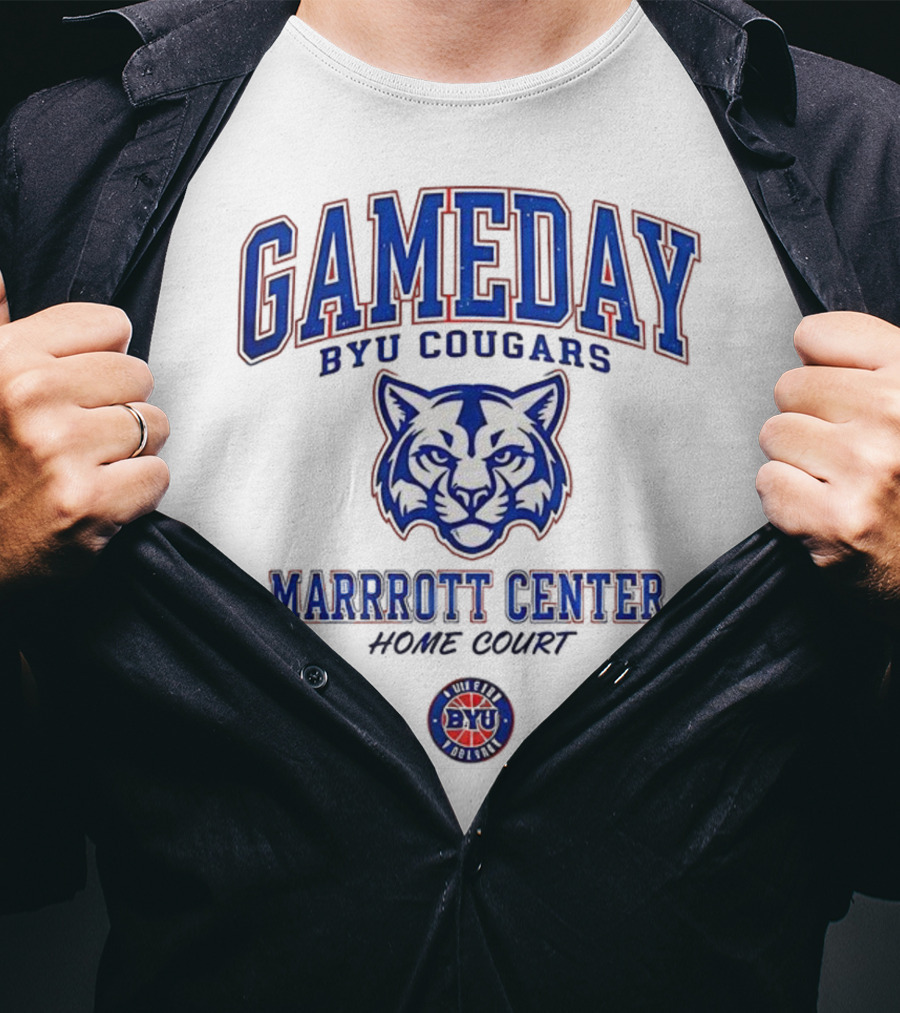 Gameday BYU Cougars Marriott Center Home Court T-Shirt