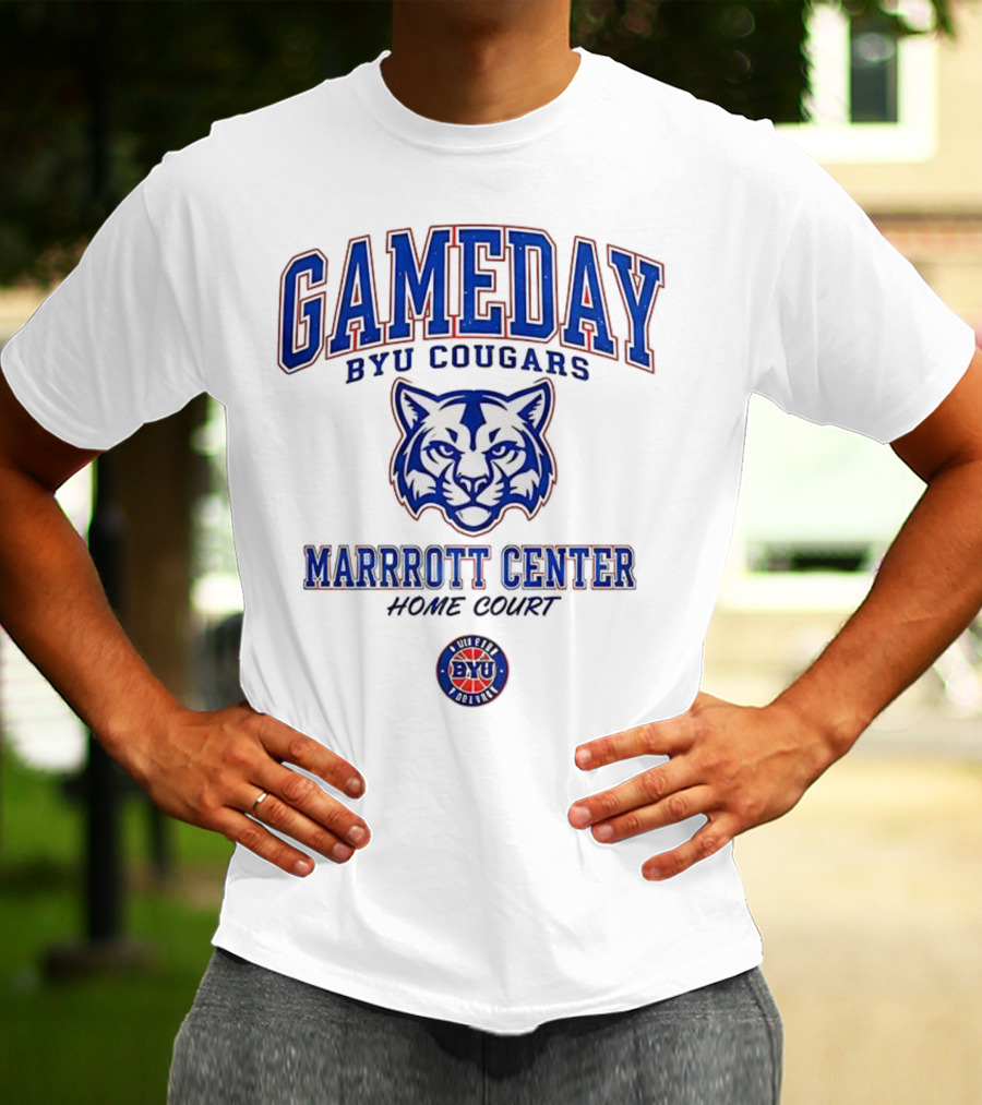Gameday BYU Cougars Marriott Center Home Court T-Shirt