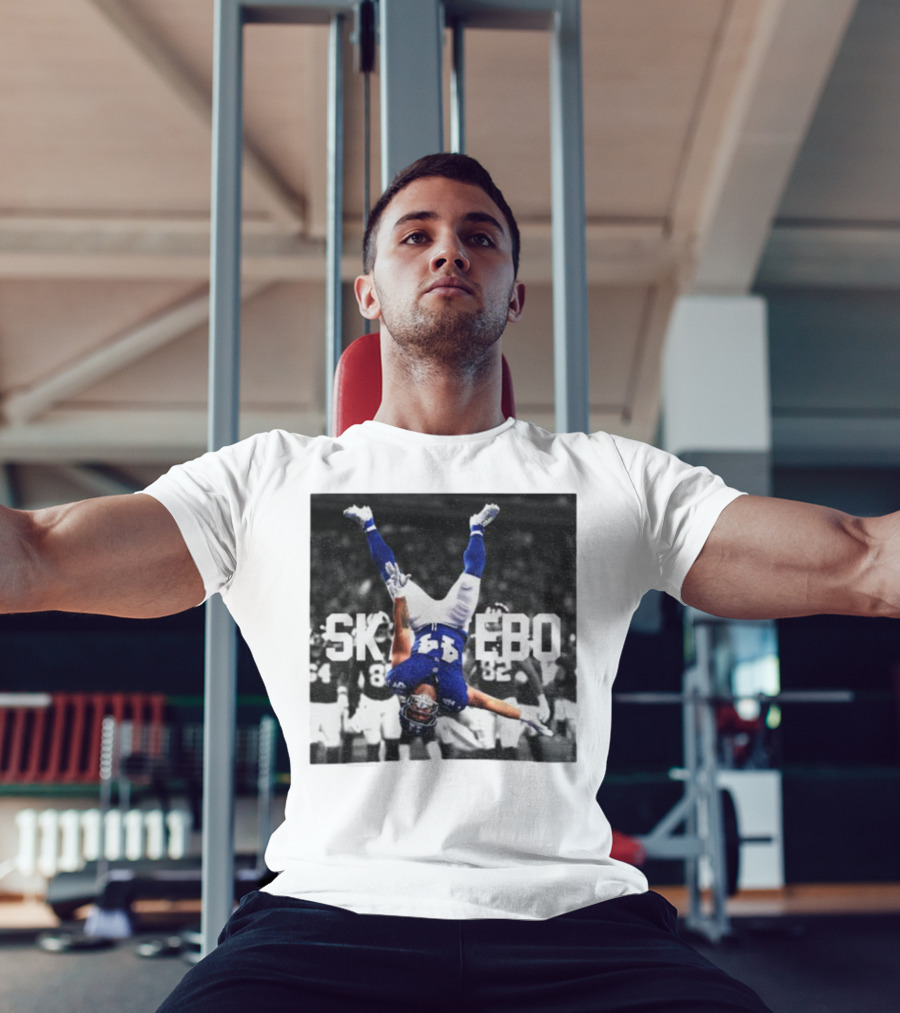 Cam Skattebo Backflip New York Giants NFL Football 2025 T-Shirt