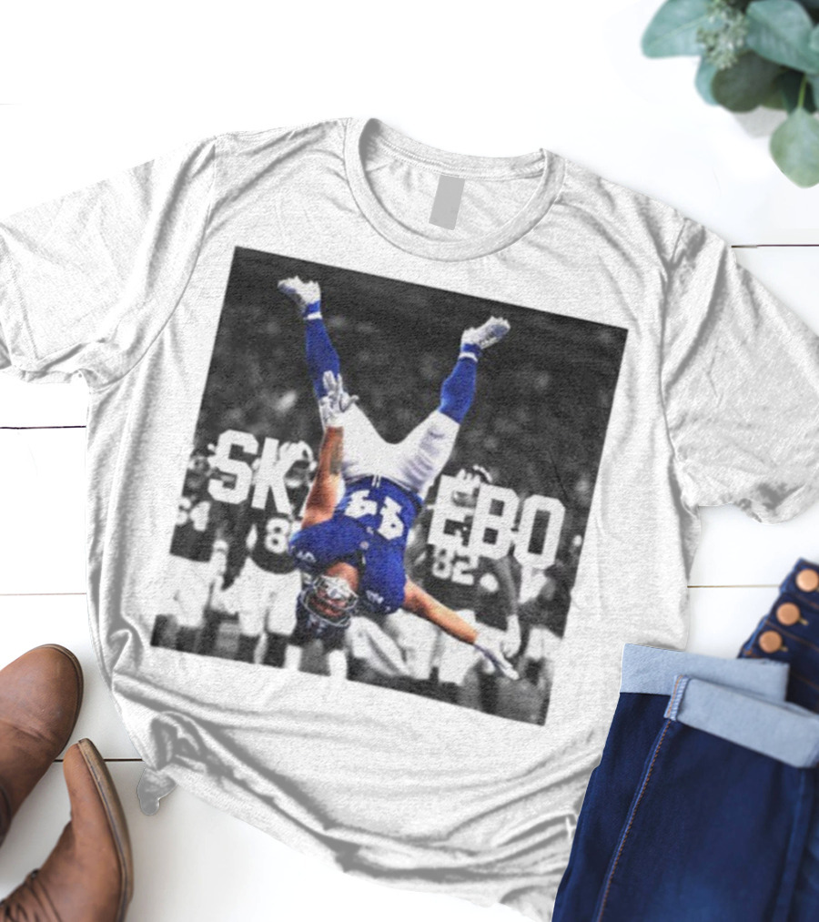 Cam Skattebo Backflip New York Giants NFL Football 2025 T-Shirt