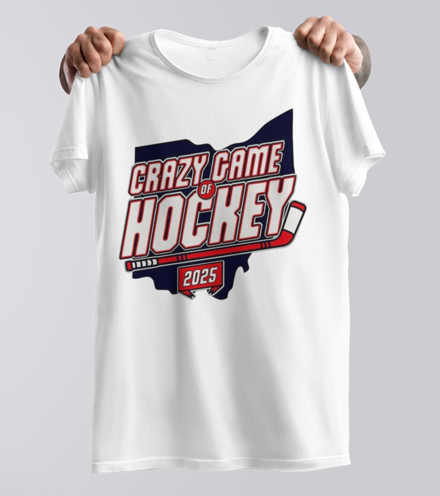 Crazy Game Of Hockey 2025 T-Shirt