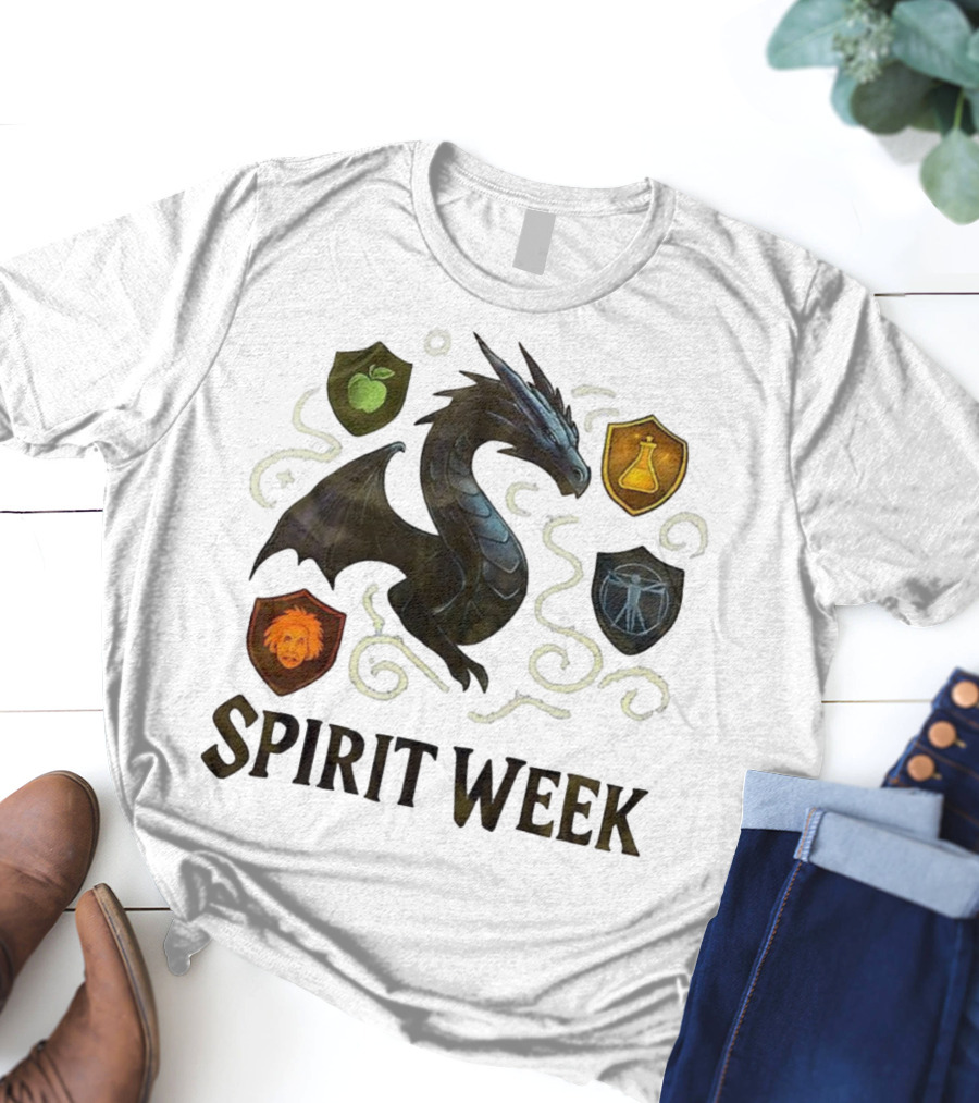 Dragon Shield Icons Spirit Week Design T-Shirt