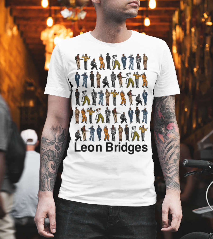 Leon Bridges Dance Poses Collection T-Shirt